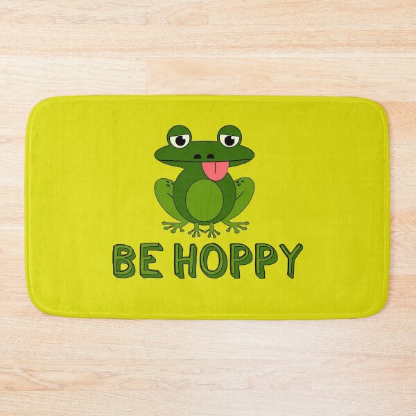 Item preview, Be Hoppy Frog Funny Cartoon Comic designed and sold by WibbleDesign.
