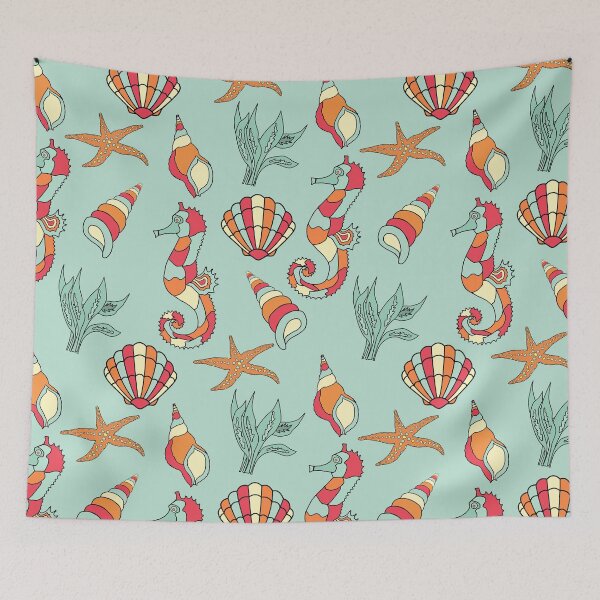 Item preview, Colors of the sea pattern designed and sold by BorneowithLove.
