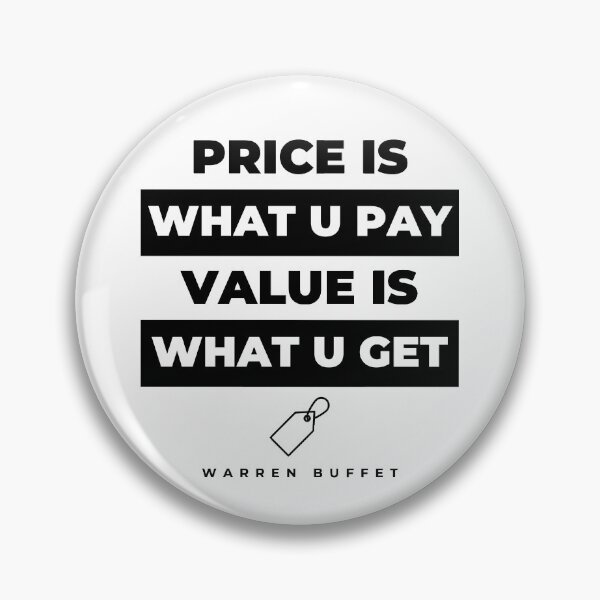 Item preview, Value is What u Get quotes designed and sold by TraderShirts.