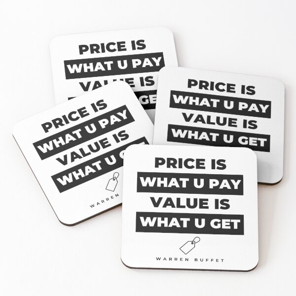 Item preview, Value is What u Get quotes designed and sold by TraderShirts.