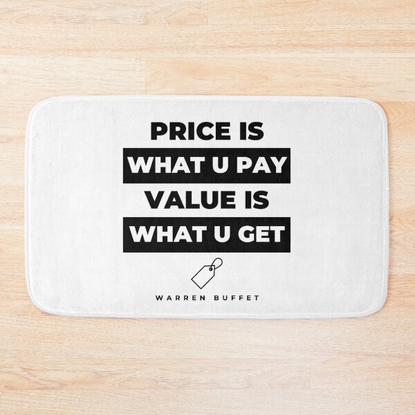 Item preview, Value is What u Get quotes designed and sold by TraderShirts.