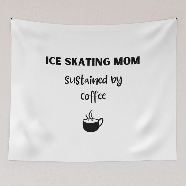 Item preview, Ice skating mom. Sustained by coffee designed and sold by TheGreenGoat.