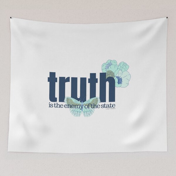 Item preview, Truth is the enemy of the state designed and sold by NomadMessenger.