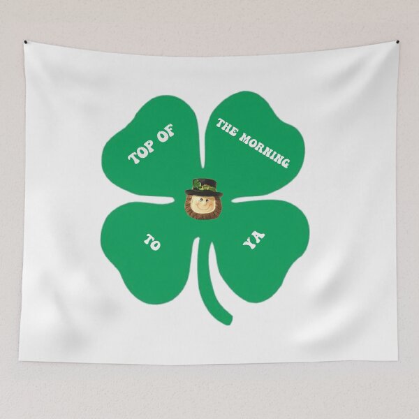 Aperçu de l'œuvre Top o the morning to ya irish st patricks day créée et vendue par AgapeStreetwear.