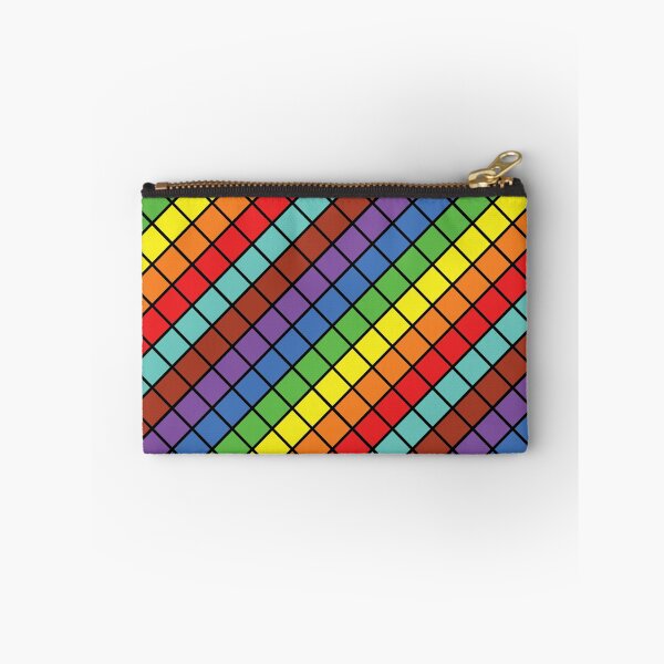 Item preview, Rainbow Colors Checked Pattern designed and sold by virillanissa.