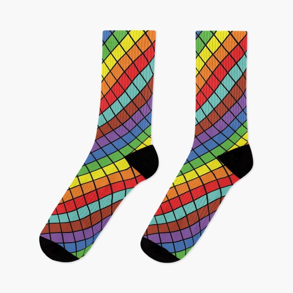 Item preview, Rainbow Colors Checked Pattern designed and sold by virillanissa.