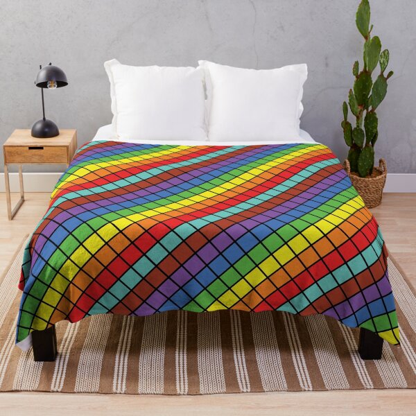 Item preview, Rainbow Colors Checked Pattern designed and sold by virillanissa.