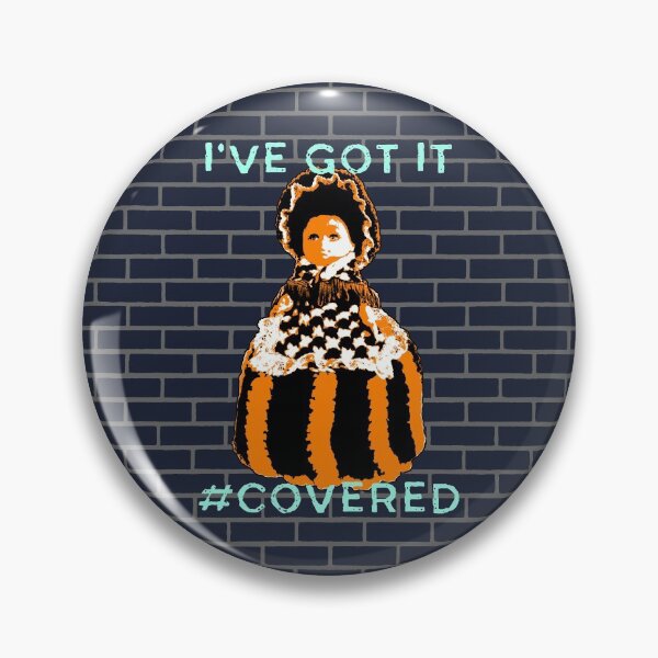 Item preview, I've Got It Covered - Kitsch Made Cool Toilet Roll Doll Cloakroom Bathroom Pun designed and sold by TimespunThreads.