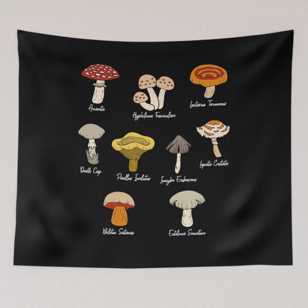 Item preview, Poisonous Mushrooms Fungi Mycology Foraging designed and sold by Dressed For  Duty.