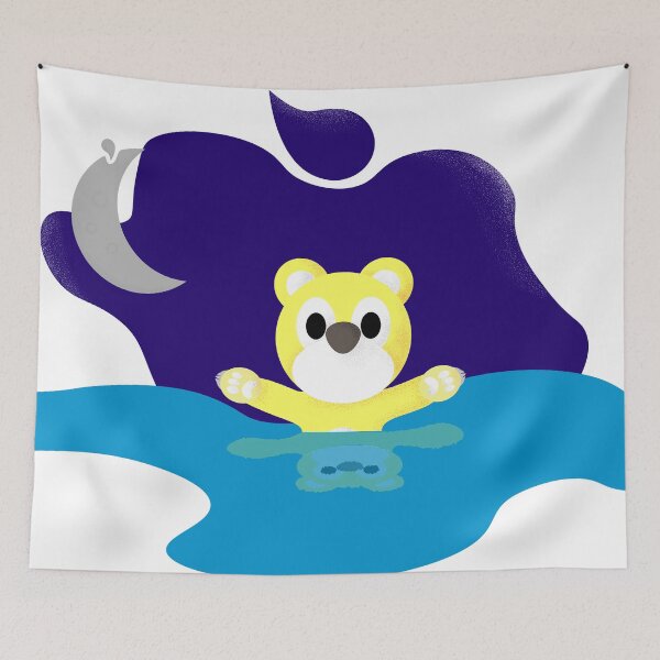 Item preview, cute bear at the lake designed and sold by rafaeleos.