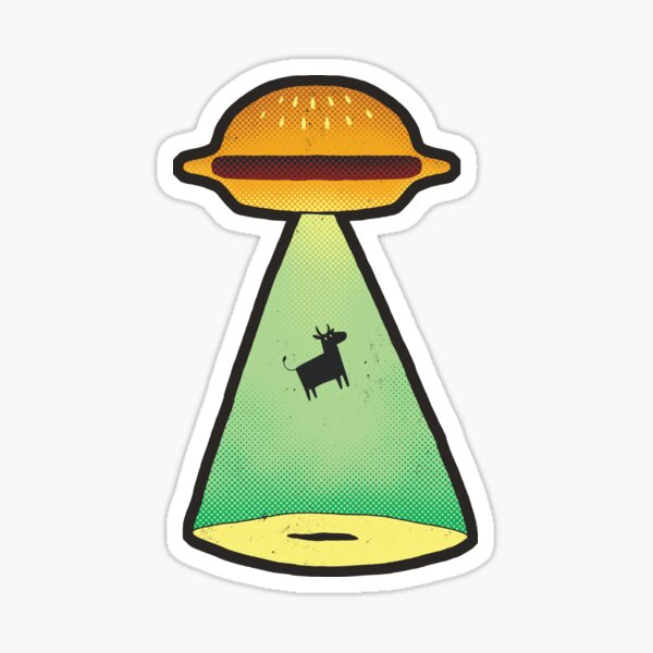 Item preview, Burger Abduction designed and sold by DinoMike.