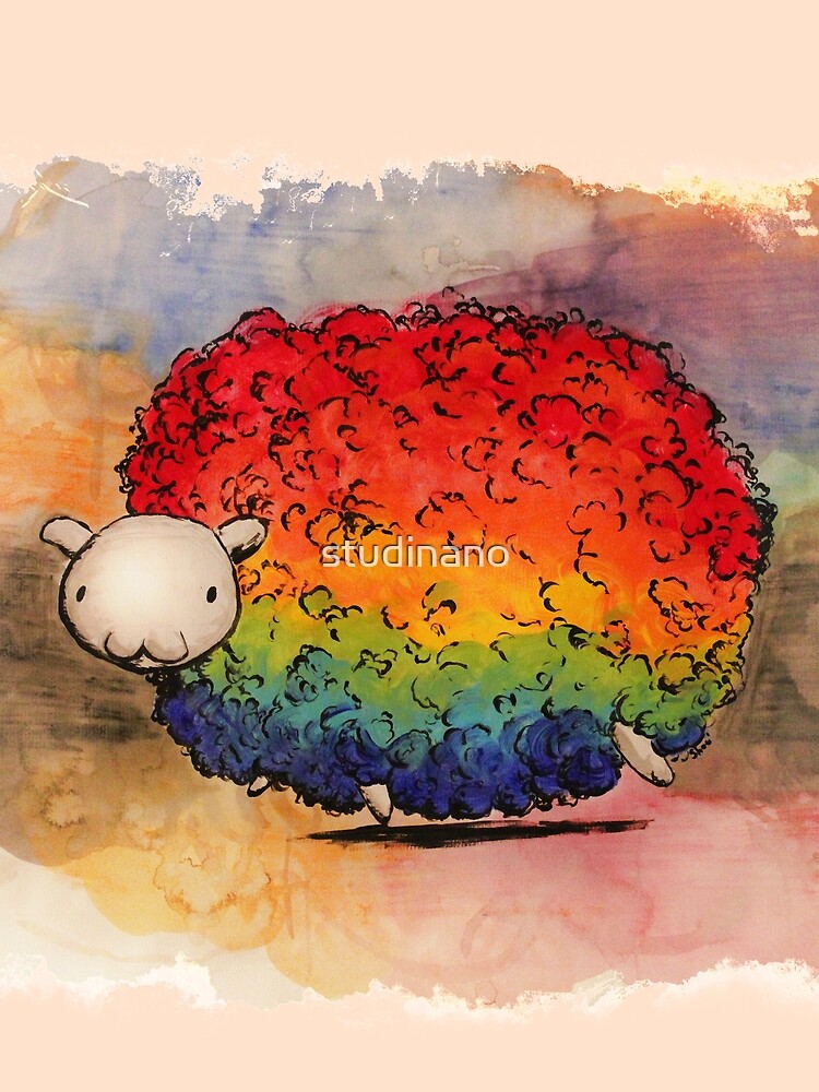 Thumbnail 6 of 6, Chiffon Top, Nyan Sheep designed and sold by studinano.