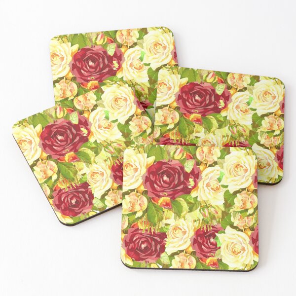 Item preview, vintage rose collage designed and sold by Badmoviesrus.