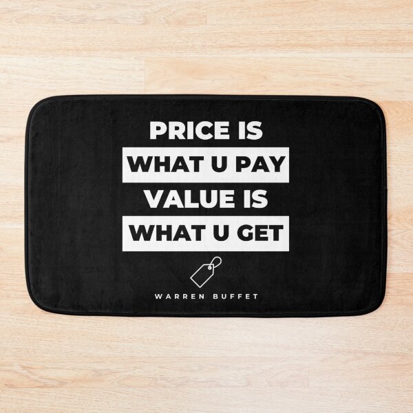 Item preview, Value is What u Get quotes (Dark) designed and sold by TraderShirts.