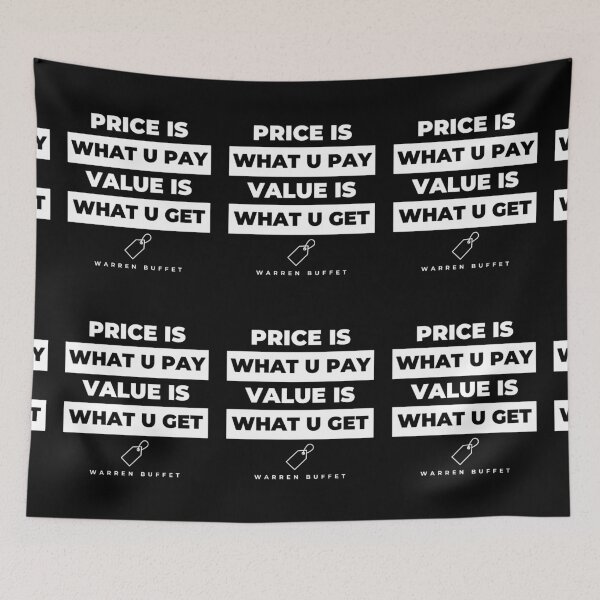 Item preview, Value is What u Get quotes (Dark) designed and sold by TraderShirts.