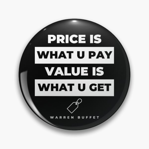 Item preview, Value is What u Get quotes (Dark) designed and sold by TraderShirts.