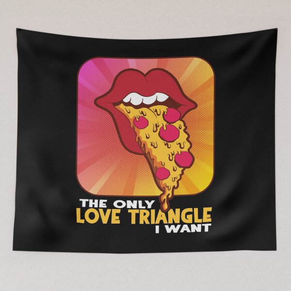 Item preview, Pizza | The only love triangle I want designed and sold by FalkDania.