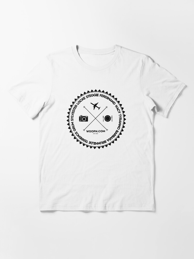Alternate view of wgopn black on light Essential T-Shirt
