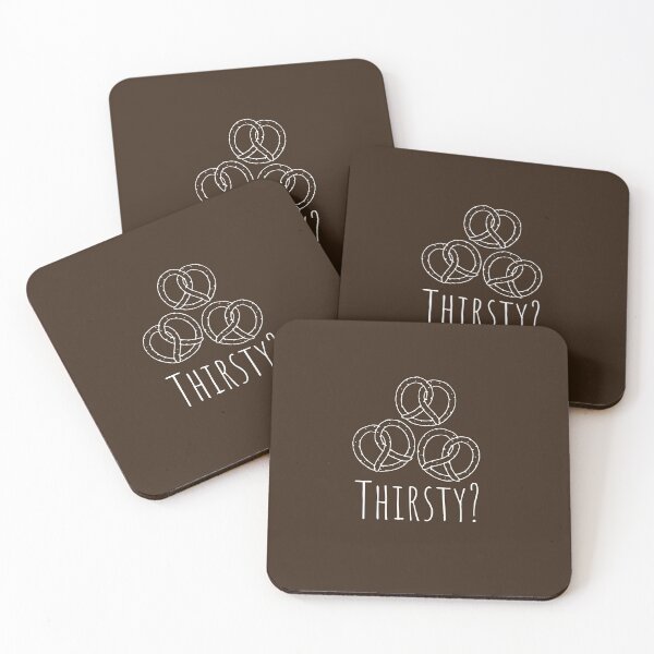 Item preview, These Pretzels Are Making Me Thirsty - Funny TV Show Quote designed and sold by DesignByLeo.