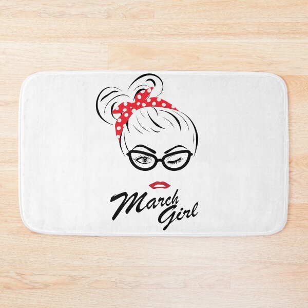Item preview, Womens March Girl Wink Eye Woman Face Was Born In March designed and sold by ImBAEBAE7shop.