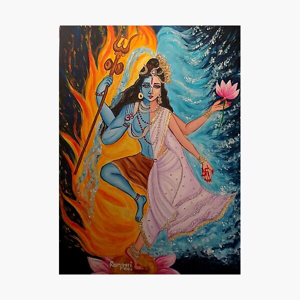Shiva parvati paintings HD wallpapers | Pxfuel