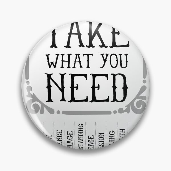 Item preview, Take What You Need Poster designed and sold by senoarloke.