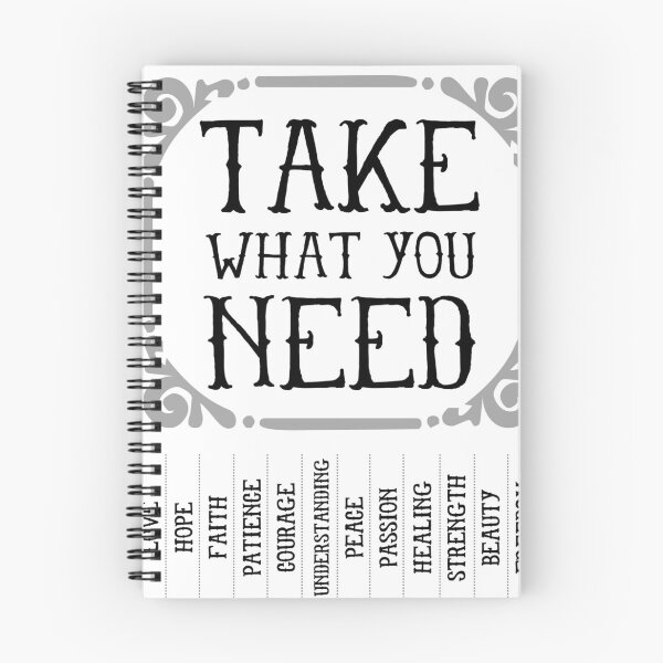 Item preview, Take What You Need Poster designed and sold by senoarloke.