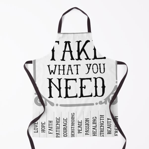 Item preview, Take What You Need Poster designed and sold by senoarloke.