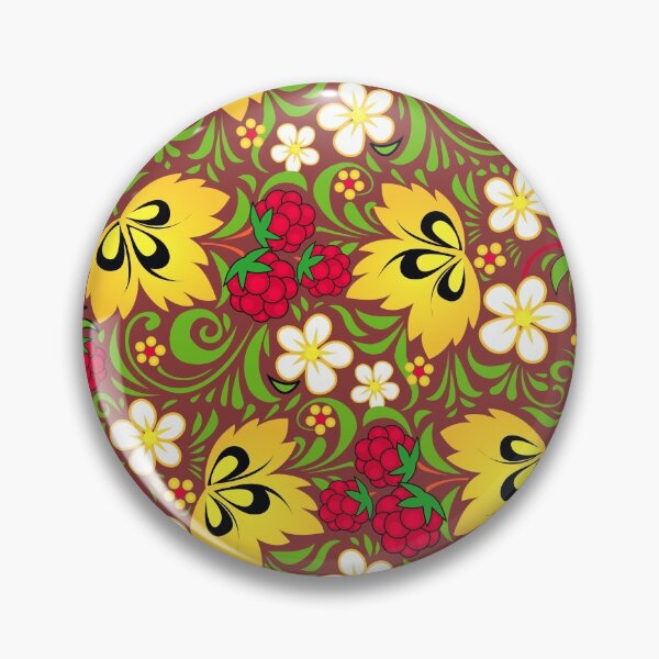 Item preview, #REDBUBBLE #RUSSIAN STYLE HOHLOMA  #BROWN AND YELLOW designed and sold by Stylishboutique.