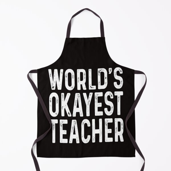 Item preview, World's Okayest Teacher funny teacher gift designed and sold by Majesticoo.