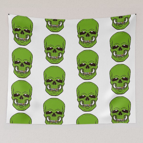 Item preview, Green Skull designed and sold by Alan Buckley.
