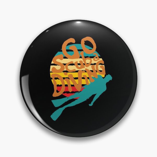 Item preview, Go Scuba Diving Vintage Look  designed and sold by OMCreative.