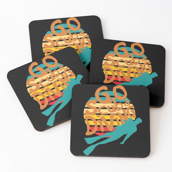 Item preview, Go Scuba Diving Vintage Look  designed and sold by OMCreative.
