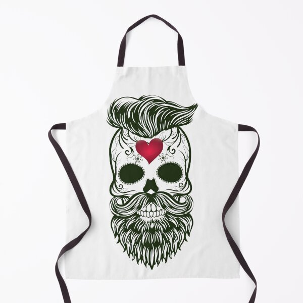 Item preview, A Bearded Gentleman Skull designed and sold by cheeseonbread.