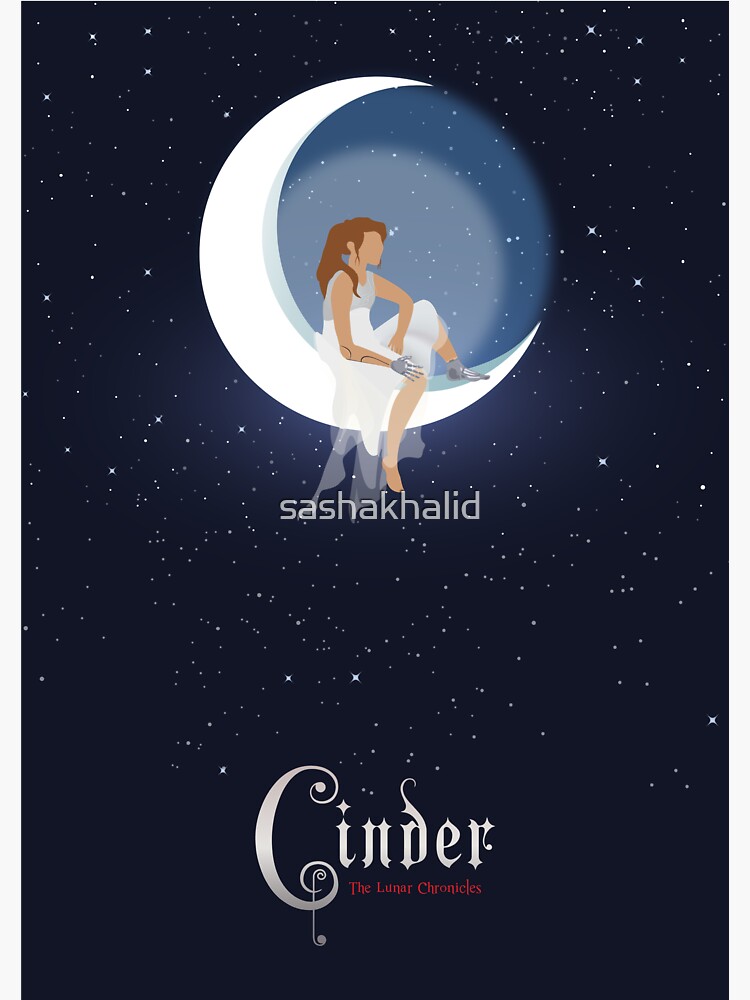 Cinder The Lunar Chronicles Sticker By Sashakhalid Redbubble