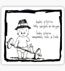 Baby Pilgrim Gym Sticker
