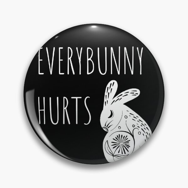 Item preview, Everybunny hurts-funny easter 2021 design designed and sold by MargheritaLidia.