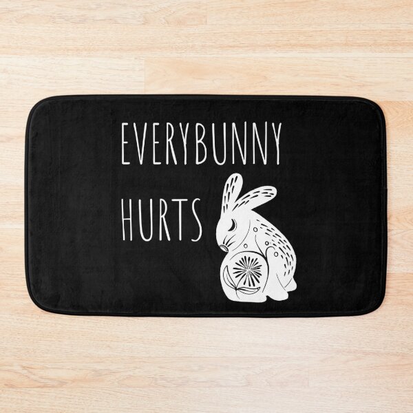 Item preview, Everybunny hurts-funny easter 2021 design designed and sold by MargheritaLidia.