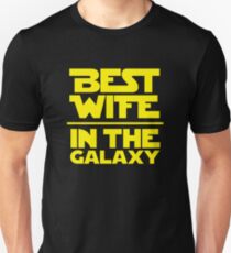 Camiseta unisex La mejor esposa de la galaxia