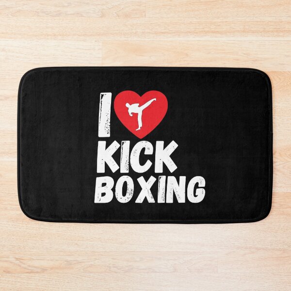Item preview, I love kickboxing motive martial arts fight designed and sold by Bearded-Viking.