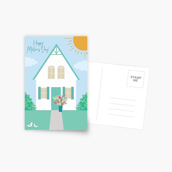Mother's Day Flower Delivery Postcard
