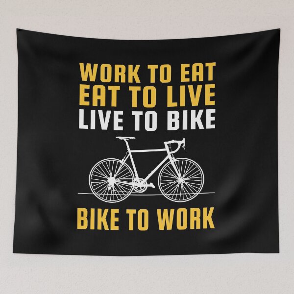 Item preview, Live To Bike Cycling Bicycle Bike Riding Quote designed and sold by sillyquestions.