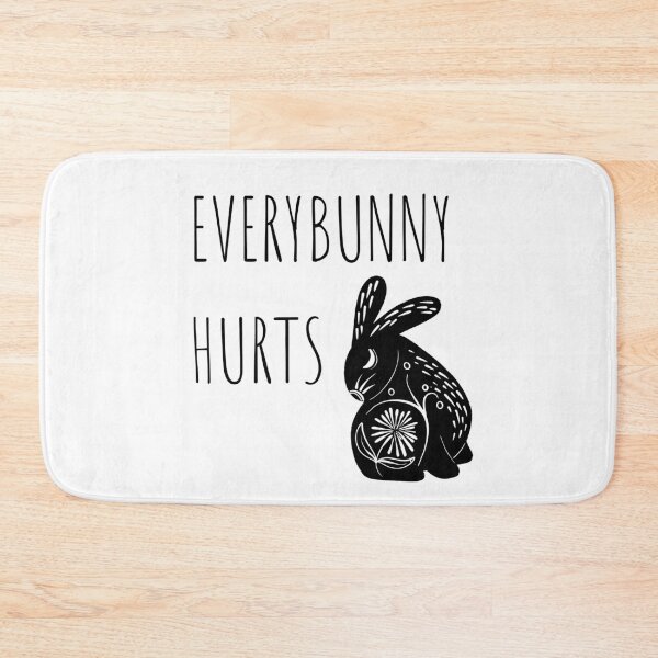 Item preview, Everybunny hurts-funny easter 2021 design designed and sold by MargheritaLidia.