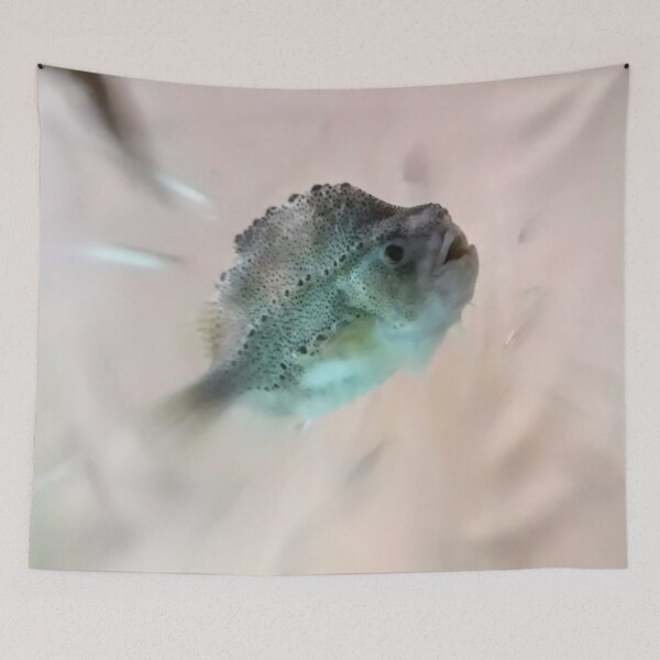 Item preview, Little fish Under water Sea Depth Ocean animals Pink background designed and sold by Tanja Dianova.