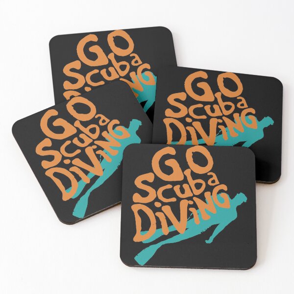 Item preview, Go Scuba Diving Vintage Look  designed and sold by OMCreative.