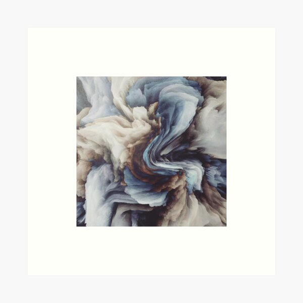 Item preview, Blue Grey White Art designed and sold by BEyourself be.