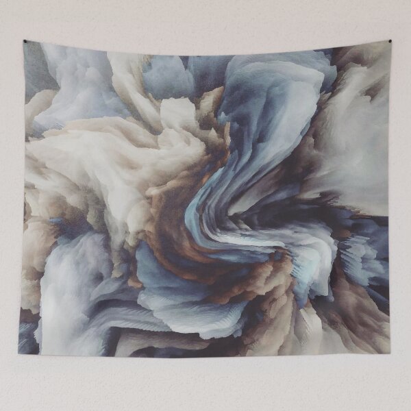 Item preview, Blue Grey White Art designed and sold by BEyourself be.