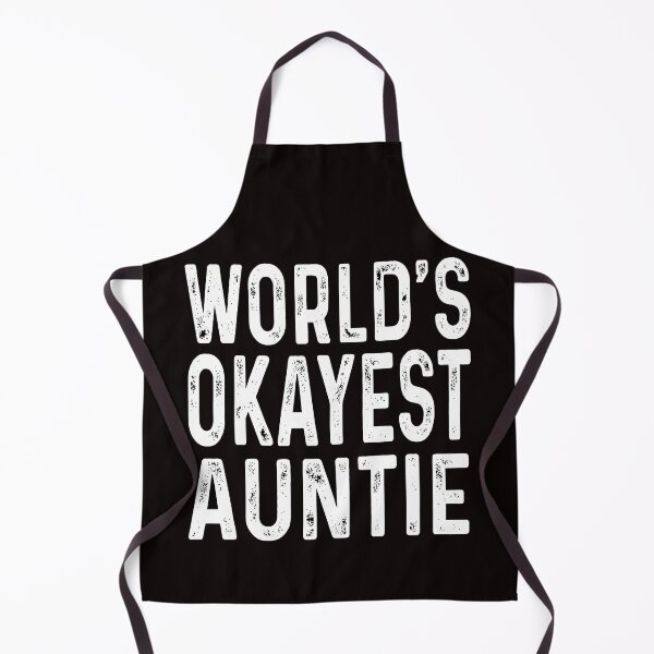 Item preview, Worlds Okayest Auntie funny Aunt gift  designed and sold by Majesticoo.