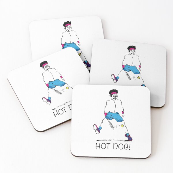 Item preview, Tennis player hitting ball behind legs designed and sold by dizzycatbiz.