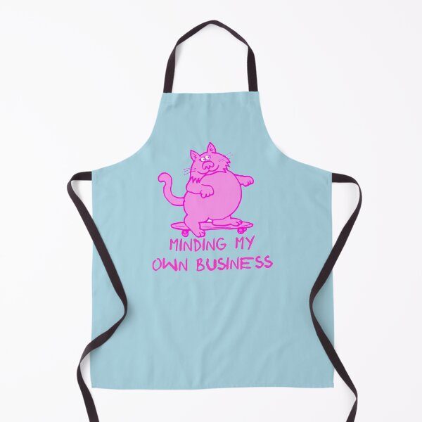 Item preview, Minding My Own Business Skater Cat designed and sold by PseudoEnergy.